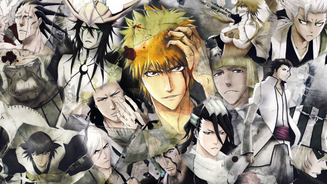 Обои картинки фото аниме, bleach, ичиго