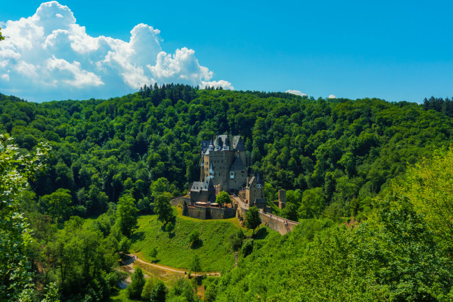 Обои картинки фото burg eltz, города, замки германии, простор