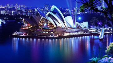Картинка города сидней+ австралия opera house