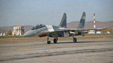 Картинка су-35с авиация боевые+самолёты боевая ввс россии sukhoi su-35