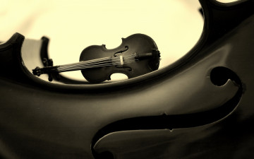 обоя музыка, -музыкальные инструменты, скрипка