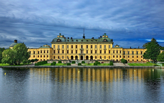 Обои картинки фото rottningholm royal palace, города, стокгольм , швеция, rottningholm, royal, palace