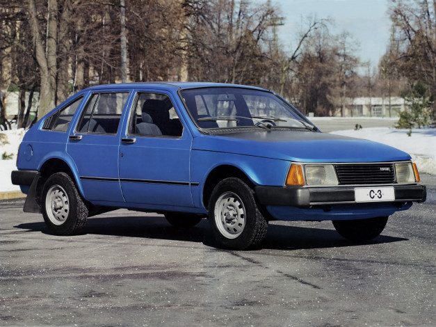 Обои картинки фото москвич с- 3 меридиан, автомобили, москвич, синий, меридиан, с-, 3, ретро