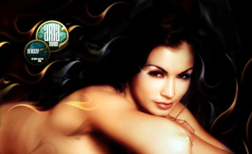 обоя девушки, aria giovanni, брюнетка