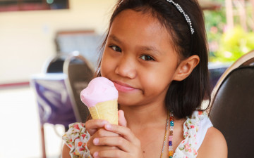 Картинка разное дети девочка мороженое
