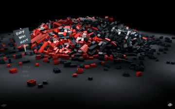 Картинка 3д графика abstract абстракции игра лего