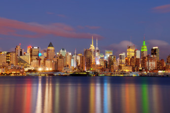 Картинка new york city города нью йорк сша здания