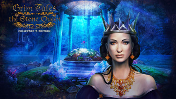 Картинка grim tales the stone queen видео игры collector`s edition королева цветок колье