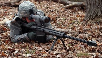 Картинка оружие армия спецназ снайпер barrett firearms company light fifty крупнокалиберная снайперская винтовка m107 m82a3