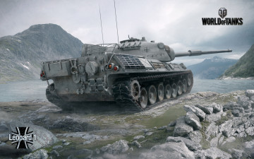 Картинка world of tanks видео игры мир танков leopard 1