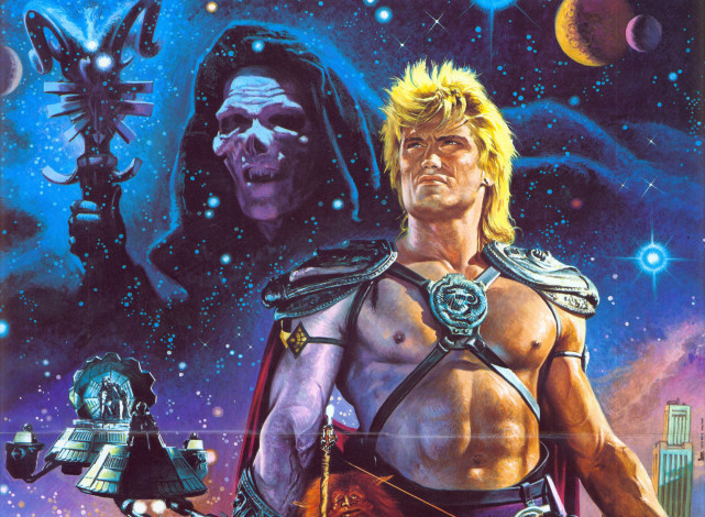 Обои картинки фото masters, of, the, universe, кино, фильмы, повелители, вселенной, he-man, skeletor