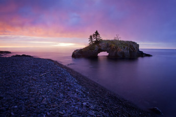 Картинка природа побережье закат пейзаж камни море красиво