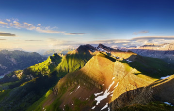 Картинка природа горы небо альпы