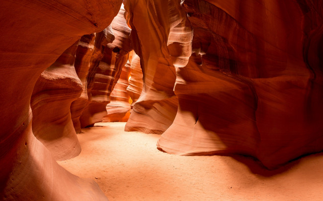 Обои картинки фото природа, горы, песок, каньон, антилопы, сша, скалы