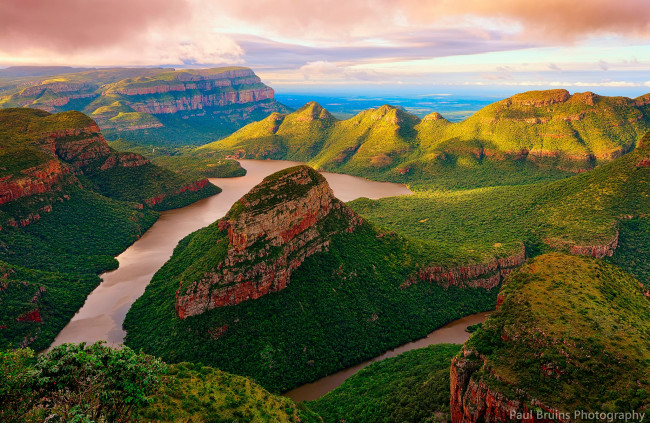 Обои картинки фото природа, реки, озера, южная, африка, blyde, river, река, горы, скалы, каньон