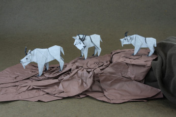 Картинка разное ремесла +поделки +рукоделие оригами фон козлы