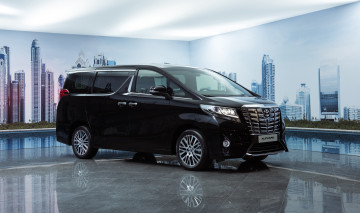 обоя автомобили, toyota, alphard, 2015г, cis-spec