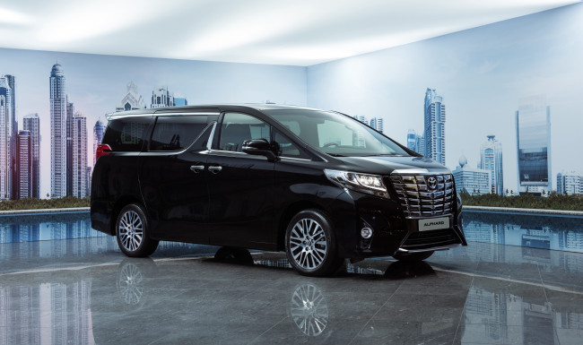 Обои картинки фото автомобили, toyota, alphard, 2015г, cis-spec