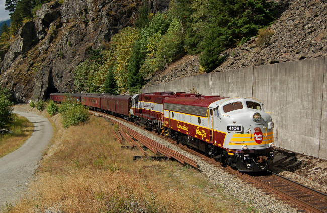 Обои картинки фото техника, поезда, локомотив, железная, рельсы, дорога, состав