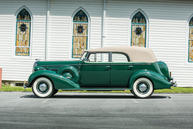 Обои картинки фото автомобили, классика, roadmaster, 80c, phaeton, buick, 1936г, convertible