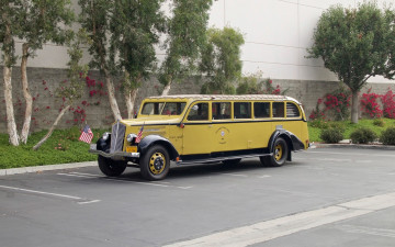 обоя 1937-white-model-706-yellowstone-park-bus, автомобили, автобусы, bus
