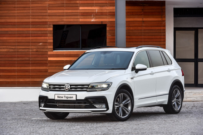 Обои картинки фото автомобили, volkswagen, za-spec, r-line, tiguan, 2016г