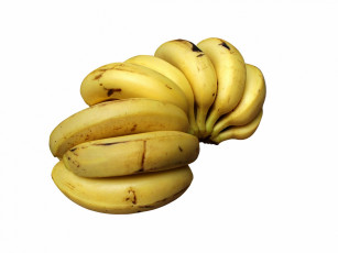 Картинка еда бананы зрелые фрукты связка