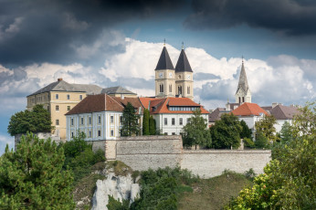 Картинка города -+панорамы венгрия замок