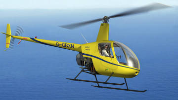 Картинка авиация 3д рисованые v-graphic полет вертолет