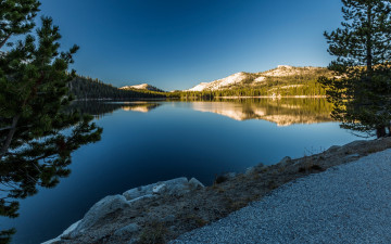Картинка природа реки озера горы отражение озеро деревья