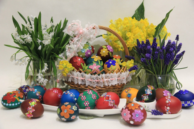 Обои картинки фото праздничные, пасха, весна, воскресение, праздник, радость, украшение