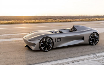 обоя 2018 infiniti prototype 10, автомобили, infiniti, ретро-стиль, вид, спереди, суперкар, родстер