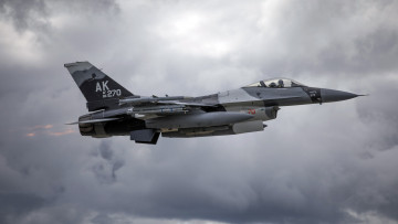 Картинка авиация боевые+самолёты f-16