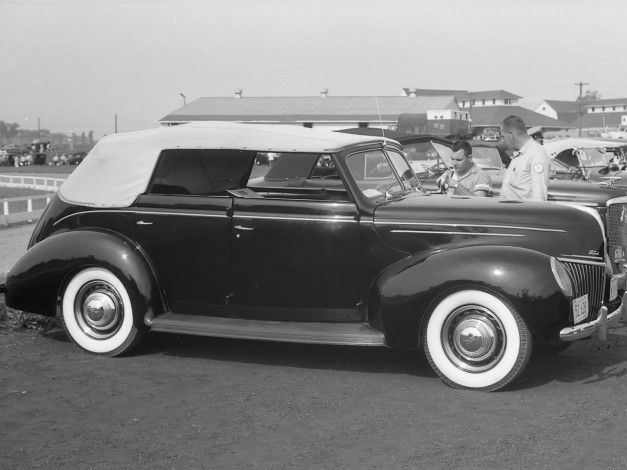 Обои картинки фото 1939, ford, cabriolet, автомобили, классика