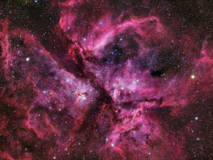 Картинка ngc 3372 космос галактики туманности