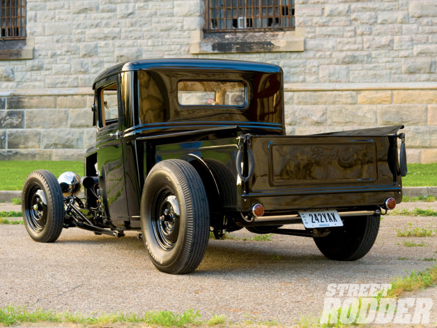Обои картинки фото 1932, ford, channeled, pickup, автомобили, custom, pick, up