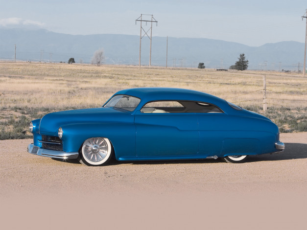 Обои картинки фото 1950, mercury, custom, автомобили, classic, car