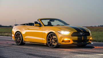 обоя автомобили, mustang, 2016г, hpe750, convertible, hennessey, gt, supercharged