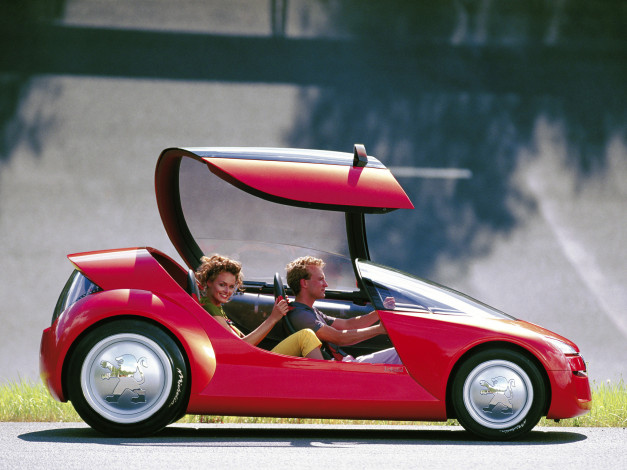 Обои картинки фото peugeot bobslid concept 2000, автомобили, peugeot, 2000, concept, bobslid