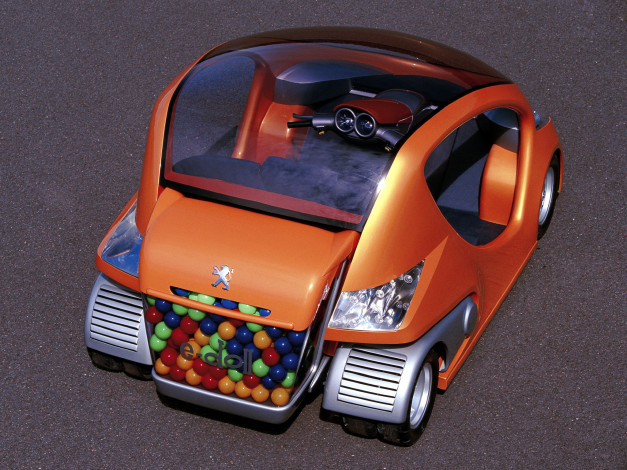 Обои картинки фото peugeot e-doll concept 2000, автомобили, peugeot, concept, e-doll, 2000