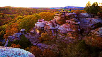 обоя garden of the gods, illinois, природа, горы, garden, of, the, gods