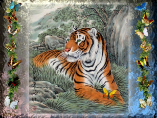 Картинка kat777999@mail ru рисованные животные тигры