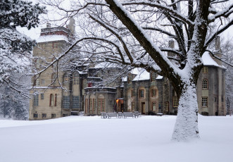 Картинка fonthill castle сша пенсильвания города дворцы замки крепости зима замок