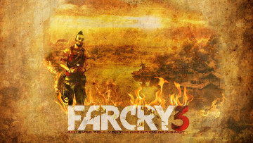 Картинка far cry3 видео игры cry огонь дом