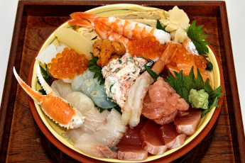 Картинка еда рыба +морепродукты +суши +роллы клешня икра