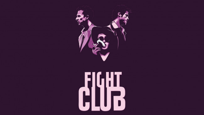 Обои картинки фото кино фильмы, fight club, фильм, рисунок, арт, fight, club