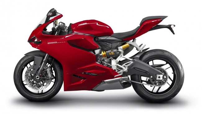 Обои картинки фото мотоциклы, ducati, panigale, breaks, красный, 899