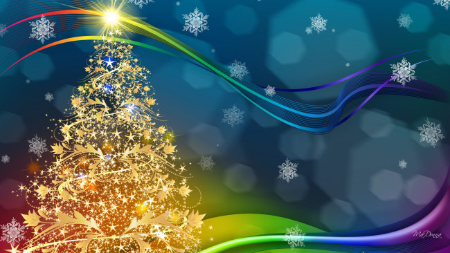 Обои картинки фото праздничные, векторная графика , новый год, year, new, happy, christmas, tree, Ёлка, merry, рождество, новый, год