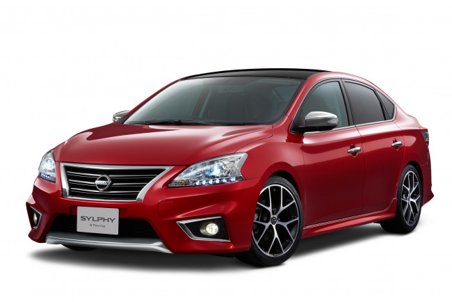 Обои картинки фото автомобили, nissan, datsun, nb17, touring, sylphy, s, 2015г