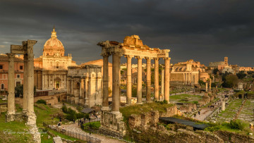 обоя ancient rome, города, рим,  ватикан , италия, антик